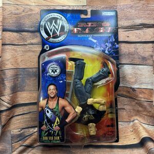 WWE Jakks Rob Van Dam RVD Ring Rage Series 7.5 Ruthless Aggression Figure MOC